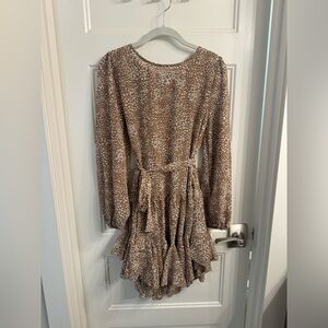 Vici Brown Floral Dress- Small